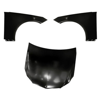 Replacement - 3-Piece (Hood Panel, Front Driver and Passenger Side Fender) (CAPA Certified)