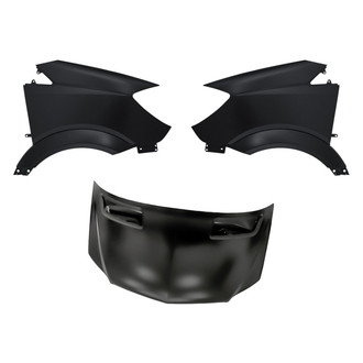 Replacement - 3-Piece (Hood Panel, Front Driver and Passenger Side Fender) (Standard Line)