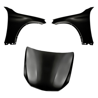 Replacement BNDL-204788 - 3-Piece (Hood Panel, Front Driver and Passenger Side Fender) (CAPA Certified)