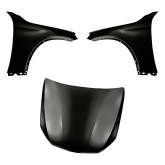 Replacement - 3-Piece (Hood Panel, Front Driver and Passenger Side Fender) (Standard Line)