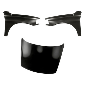 Replacement - 3-Piece (Hood Panel, Front Driver and Passenger Side Fender) (Standard Line)
