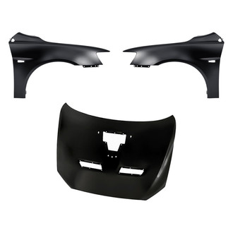 Replacement - 3-Piece (Hood Panel, Front Driver and Passenger Side Fender)