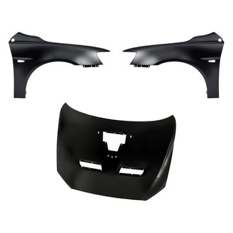 Replacement - 3-Piece (Hood Panel, Front Driver and Passenger Side Fender) (Standard Line)
