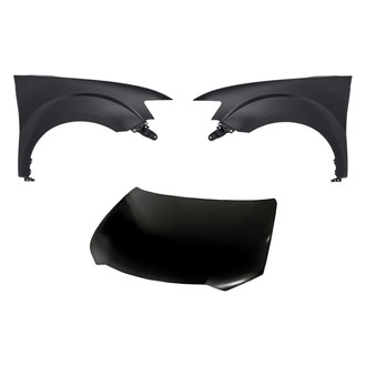 Replacement BNDL-204870 - 3-Piece (Hood Panel, Front Driver and Passenger Side Fender) (CAPA Certified)