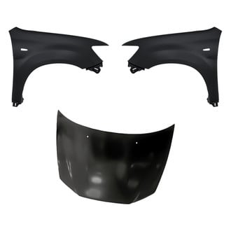 Replacement - 3-Piece (Hood Panel, Front Driver and Passenger Side Fender) (Standard Line)