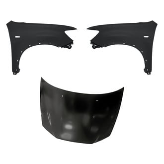 Replacement - 3-Piece (Hood Panel, Front Driver and Passenger Side Fender) (CAPA Certified)