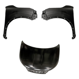 Replacement - 3-Piece (Hood Panel, Front Driver and Passenger Side Fender) (Standard Line)