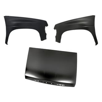 Replacement - 3-Piece (Hood Panel, Front Driver and Passenger Side Fender) (Standard Line)
