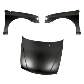 Replacement BNDL-204909 - 3-Piece (Hood Panel, Front Driver and Passenger Side Fender) (Standard Line)