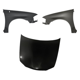 Replacement - 3-Piece (Hood Panel, Front Driver and Passenger Side Fender) (Standard Line)