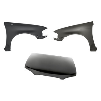 Replacement BNDL-204927 - 3-Piece (Hood Panel, Front Driver and Passenger Side Fender) (Standard Line)