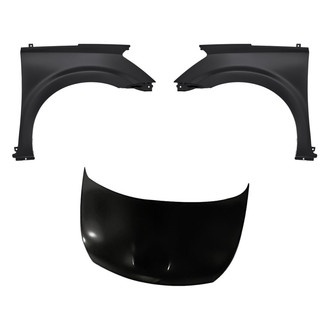Replacement - 3-Piece (Hood Panel, Front Driver and Passenger Side Fender)