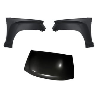 Replacement - 3-Piece (Hood Panel, Front Driver and Passenger Side Fender) (CAPA Certified)