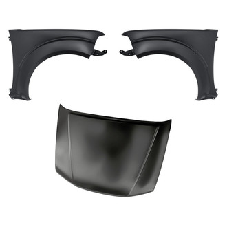 Replacement - 3-Piece (Hood Panel, Front Driver and Passenger Side Fender) (Standard Line)