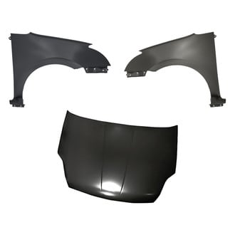 Replacement - 3-Piece (Hood Panel, Front Driver and Passenger Side Fender)