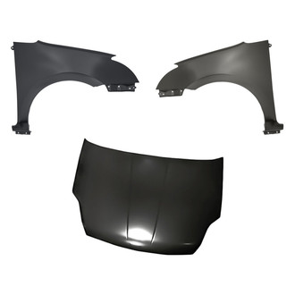 Replacement - 3-Piece (Hood Panel, Front Driver and Passenger Side Fender) (Standard Line)