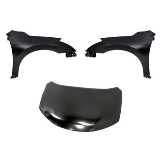 Replacement - 3-Piece (Hood Panel, Front Driver and Passenger Side Fender)