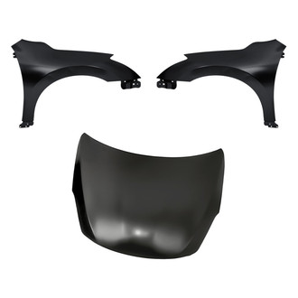 Replacement - 3-Piece (Hood Panel, Front Driver and Passenger Side Fender) (Standard Line)