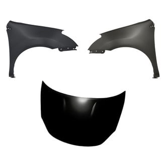 Replacement - 3-Piece (Hood Panel, Front Driver and Passenger Side Fender) (CAPA Certified)