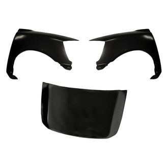 Replacement BNDL-204996 - 3-Piece (Hood Panel, Front Driver and Passenger Side Fender) (CAPA Certified)