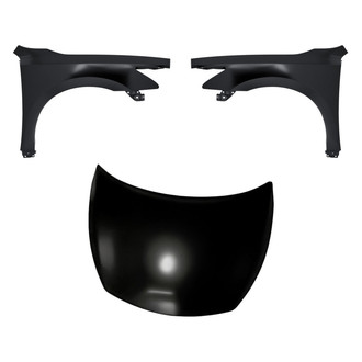 Replacement - 3-Piece (Hood Panel, Front Driver and Passenger Side Fender)