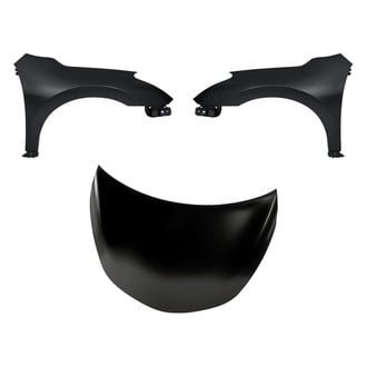 Replacement - 3-Piece (Hood Panel, Front Driver and Passenger Side Fender) (Standard Line)