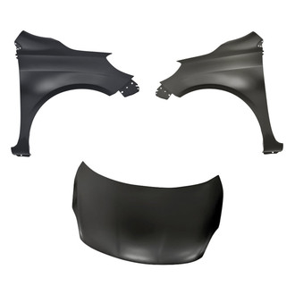 Replacement - 3-Piece (Hood Panel, Front Driver and Passenger Side Fender) (Standard Line)