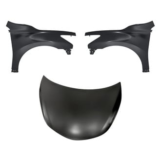 Replacement - 3-Piece (Hood Panel, Front Driver and Passenger Side Fender) (Standard Line)