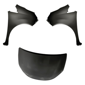 Replacement - 3-Piece (Hood Panel, Front Driver and Passenger Side Fender)