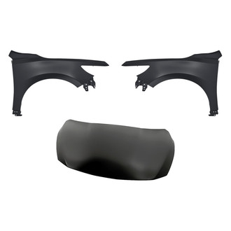 Replacement - 3-Piece (Hood Panel, Front Driver and Passenger Side Fender) (Standard Line)