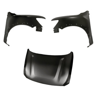 Replacement - 3-Piece (Hood Panel, Front Driver and Passenger Side Fender) (CAPA Certified)