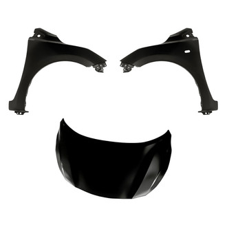 Replacement - 3-Piece (Hood Panel, Front Driver and Passenger Side Fender) (CAPA Certified)