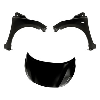 Replacement - 3-Piece (Hood Panel, Front Driver and Passenger Side Fender) (Standard Line)
