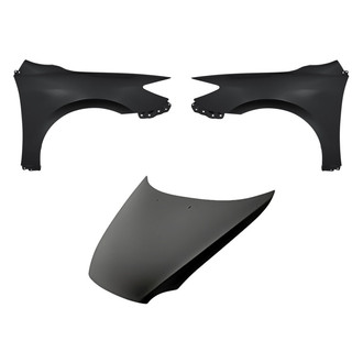 Replacement - 3-Piece (Hood Panel, Front Driver and Passenger Side Fender)