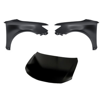 Replacement BNDL-205140 - 3-Piece (Hood Panel, Front Driver and Passenger Side Fender) (Standard Line)