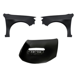 Replacement - 3-Piece (Hood Panel, Front Driver and Passenger Side Fender)