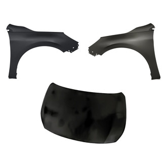 Replacement BNDL-205179 - 3-Piece (Hood Panel, Front Driver and Passenger Side Fender) (Standard Line)