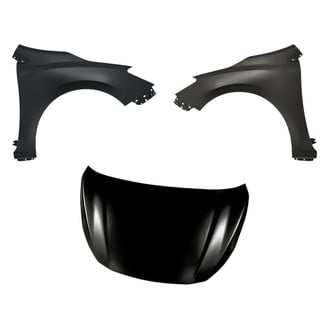 Replacement - 3-Piece (Hood Panel, Front Driver and Passenger Side Fender)