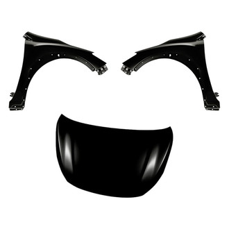 Replacement - 3-Piece (Hood Panel, Front Driver and Passenger Side Fender)
