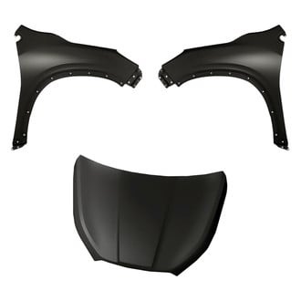 Replacement - 3-Piece (Hood Panel, Front Driver and Passenger Side Fender) (CAPA Certified)