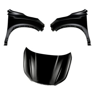 Replacement - 3-Piece (Hood Panel, Front Driver and Passenger Side Fender) (Standard Line)