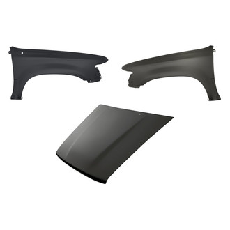 Replacement BNDL-205246 - 3-Piece (Hood Panel, Front Driver and Passenger Side Fender) (Standard Line)