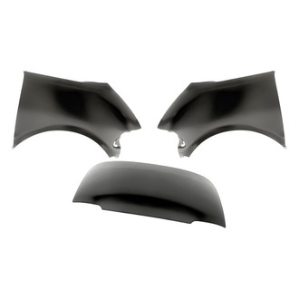 Replacement - 3-Piece (Hood Panel, Front Driver and Passenger Side Fender) (CAPA Certified)
