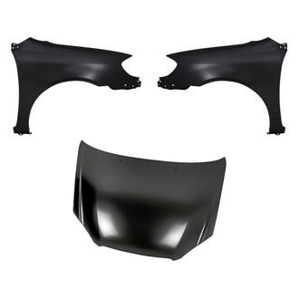 Replacement - 3-Piece (Hood Panel, Front Driver and Passenger Side Fender)