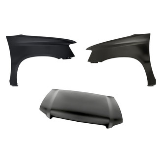 Replacement BNDL-205302 - 3-Piece (Hood Panel, Front Driver and Passenger Side Fender) (Standard Line)