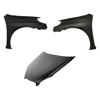 Replacement BNDL-205317 - 3-Piece (Hood Panel, Front Driver and Passenger Side Fender) (Standard Line)