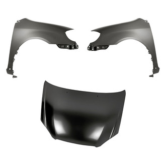 Replacement - 3-Piece (Hood Panel, Front Driver and Passenger Side Fender) (Standard Line)