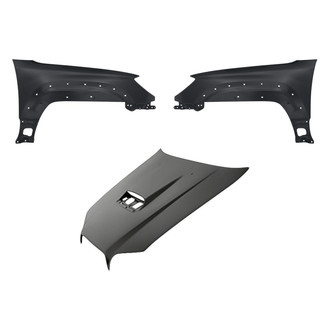 Replacement - 3-Piece (Hood Panel, Front Driver and Passenger Side Fender) (Standard Line)