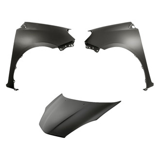 Replacement - 3-Piece (Hood Panel, Front Driver and Passenger Side Fender) (Standard Line)