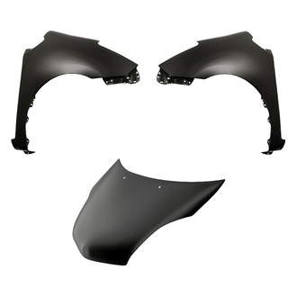 Replacement - 3-Piece (Hood Panel, Front Driver and Passenger Side Fender) (CAPA Certified)